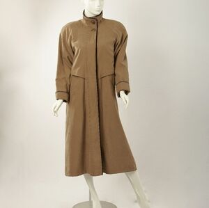 Vintage Utex Design full length, "mole skin" removable lining trench coat